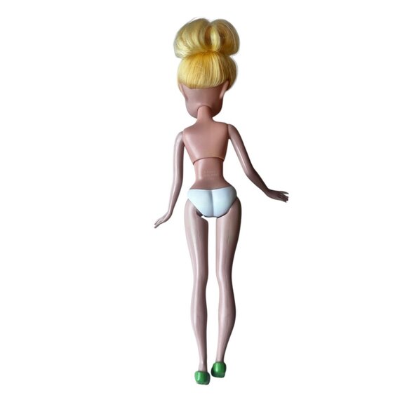 Disney Tinkerbell Doll 2010 Blonde Hair Green Dress Collectible - Picture 6 of 11